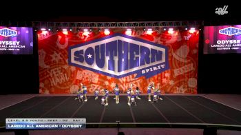 Laredo All American - Odyssey [2026 L2.2 Youth - PREP - D2 Day 1] 2026 Southern Nationals by Cheer Power