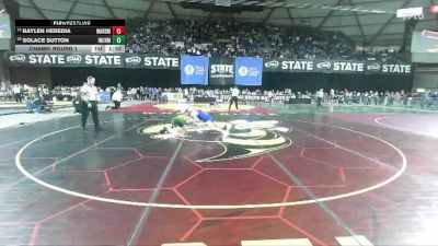 Boys 1B/2B 113 Champ. Round 1 - Raylen Heredia, Warden vs Solace Sutton, Inchelium