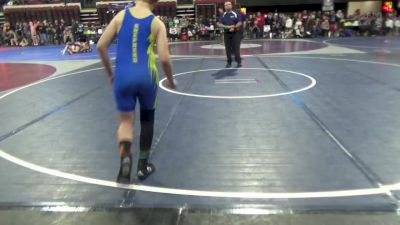 130 lbs Cons. Round 2 - Clarence Dormady, Shepherd Wrestling Club vs Lucien Albrecht, Killdeer Cowboy Wrestling