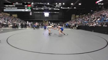165 lbs Champ. Round 1 - Kaden Roebuck, Kansas City - Turner HS vs Adrian Monaco, Wichita-Kapaun Mt. Carmel