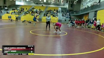130 lbs Champ. Round 1 - Lesley Garcia Cervantes, Forest Grove vs Trinity Weber, Jewell
