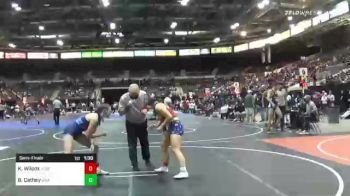 123 lbs Semifinal - Kennedy Wilcox, Askeo WC vs Bailey Cathey, Swamp Monsters