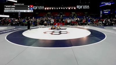 132 lbs Cons. Rd Of 32 - Wyatt Lees, MI vs Marco Loss, PA