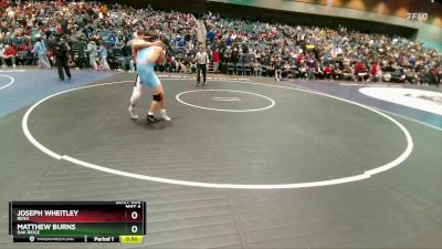 150 lbs Prelim - Matthew Burns, Oak Ridge vs Joseph Wheitley, Reno