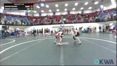 52 lbs Quarterfinal - Easton Nalder, Skiatook Youth Wrestling vs Johnny Elswick, Prime Wrestling