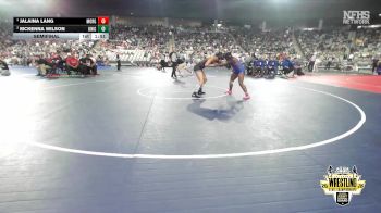 G6A-120 lbs Semifinal - Jalaina Lang, MOORE (Girls) vs Mckenna Wilson, UNION (Girls)