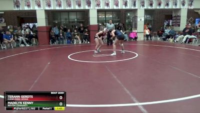 JV-4 lbs Round 3 - Madelyn Kenny, Benton Community vs Terann Gerdts, Clear Creek-Amana