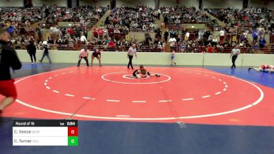 54 lbs Round Of 16 - Carson Vance, Georgia vs Caleb Turner, Villa Rica Youth Wrestling