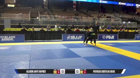 Patricia Costa Da Silva vs Allison Jaffe Haynes 2025 Pan Jiu Jitsu IBJJF Championship