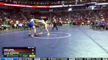 3A-152 lbs 7th Place Match - Jack Lewis, Bondurant-Farrar vs Kyler Scranton, Iowa City, West