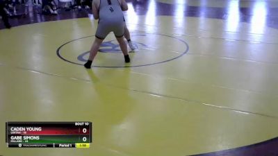 285 lbs Round 3 (8 Team) - Caden Young, Uintah vs Gabe Simons, Millard