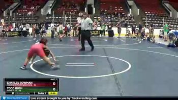 112 lbs Round 3 (4 Team) - Charles Bowman, Midwest Xtreme Wrestling vs Todd Bush, Rhino Elite