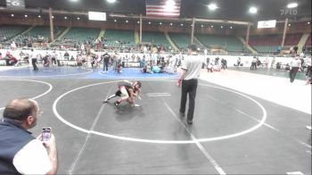 70 lbs Semifinal - Dominic Martinez, NM Gold vs Ashton Padilla, Los Lunas Tigers