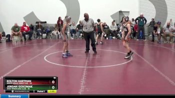 70 lbs Placement Matches (8 Team) - Jordan Gosciniak, Zeus Wrestling Club vs Kolton Hartman, Death Squad Wrest (IN)