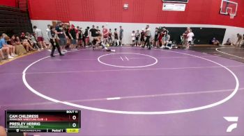 118 lbs Round 3 (8 Team) - Presley Herrig, Kansas Bronze vs Cam Childress, Marauder Wrestling Club