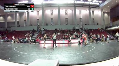 106 lbs Cons. Semi - Jace Wright, Legend Wrestling Club vs Jack Serotkin, Ranger Wrestling Club