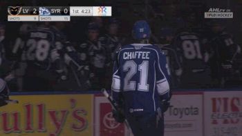 Mitchell Chaffee Rips One-Timer On The Power Play For Syracuse Crunch