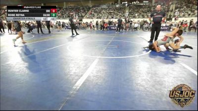 61 lbs Quarterfinal - Hunter Clarke, Claremore Wrestling Club vs Rose Reyna, Carl Albert