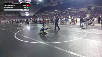 63 lbs Semis - Nicolas Lott, Dragon Wrestling Club vs Edgar Garcia, Colorado Outlaws Youth Wrestling