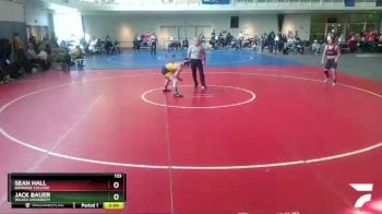 133 lbs Quarterfinal - Jack Bauer, Wilkes University vs Sean Hall, Roanoke College