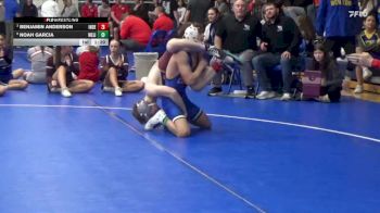 120 lbs Quarterfinal - Benjamin Anderson, Independence vs Noah Garcia, West Liberty