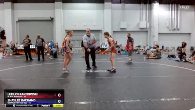 170 lbs Round 4 (8 Team) - Leolyn Karnowski, Black Mambas vs Shaylee Bachand, Georgia United Red