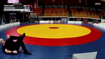 61kg Champ. Round 1 - Arad Ahangi, Burnaby Mountain Wrestling Club vs Davyd Dzyuba, Saskatoon Wrestling Club