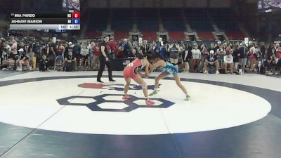 95 lbs Cons. Sub-quarters - Mia Pardo, North Carolina vs Jahnavi Marion, Michigan