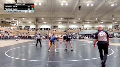 A 190 lbs Semifinal - Samuel Beck, Station Camp High School vs Nathan Wade, Soddy Daisy High School