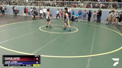 117 lbs Round 1 - Charlie Lester, Kodiak Wrestling Club vs Lewis Lumba, Pioneer Grappling Academy