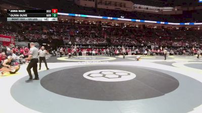 125 lbs 5th Place Match - Olivia Olive, Harrison vs Anna Madi, Brecksville