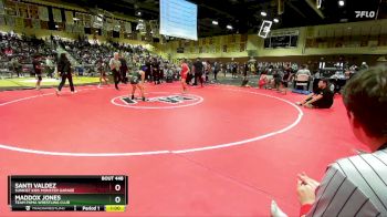 92 lbs Round 2 - Maddox Jones, Team Puma Wrestling Club vs Santi Valdez, Sunkist Kids Monster Garage