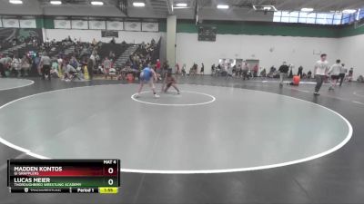 120 lbs Cons. Round 5 - Madden Kontos, GI Grapplers vs Lucas Meier, Thoroughbred Wrestling Academy