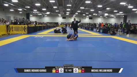Michael William Nigro vs Samuel Richard Karras 2026 Pan IBJJF Jiu-Jitsu No-Gi Championship