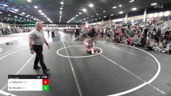 137 lbs Round Of 16 - Juan Gallardo, Wasco Wrestling vs Wesley Hayden, Bay Area Dragons