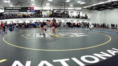 160B Champ. Round 1 - London Crossley, Rochester University vs Camille Mitchell, Alma Collage