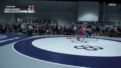 79 kg Cons. Rd Of 32 - Lucas Boe, Lake Highland Prep vs Mason Schrempp, Wolves Wrestling Club