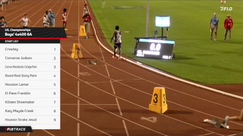 High School Boys' 4x400m Relay 6A, Finals 1