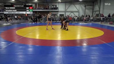 117 lbs Quarterfinal - Ella Weber, Simpson vs Ryleigh Page, Central Methodist University