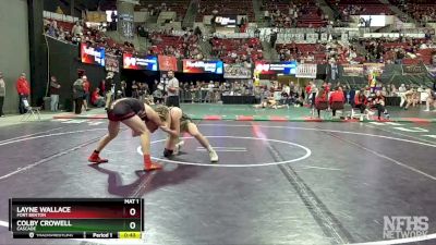 Cons. Round 2 - Colby Crowell, Cascade vs Layne Wallace, Fort Benton