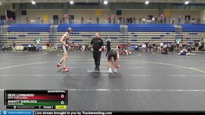 138 lbs Quarterfinal - Emmitt Sherlock, Gilman School vs Seve Lombardo, Boys` Latin School