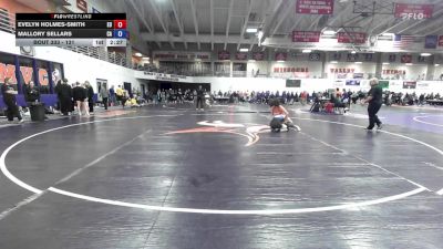 131 lbs Cons. Round 1 - Evelyn Holmes-Smith, Emmanuel University vs Mallory Sellars, Carl Albert