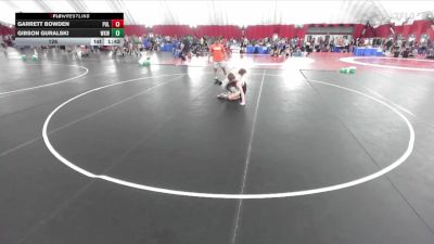 126 lbs Placement Matches (8 Team) - Garrett Bowden, Pulaski vs Gibson Guralski, Waunakee