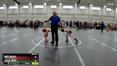 72 lbs Round 7 (10 Team) - Bret Relyea, Dayton Bandits vs Jason Jones, The Wrestling Mill