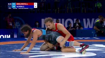 59 kg Semifinal - Anastasiia Sidelnikova, RUS vs Zhala Aliyeva, AZE