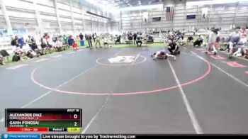 88 lbs Placement Matches (8 Team) - Alexander Diaz, Pennsylvania Blue vs Gavin Pongsai, California