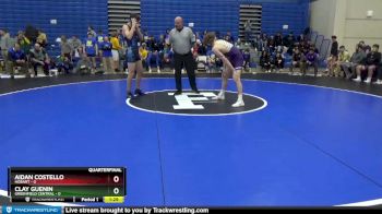 170 lbs Quarterfinals (8 Team) - Clay Guenin, Greenfield Central vs Aidan Costello, Hobart