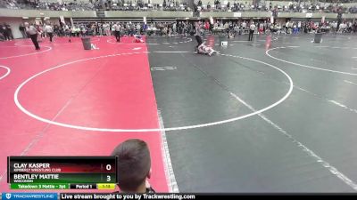 77 lbs Quarterfinal - Clay Kasper, Kimberly Wrestling Club vs Bentley Mattie, Wisconsin