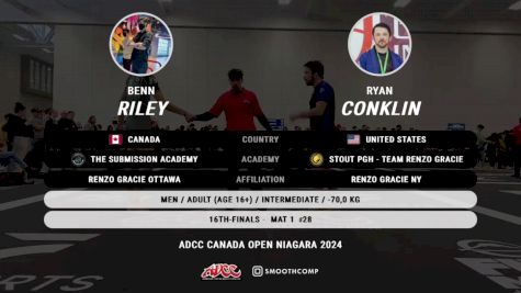 Benn Riley vs Ryan Conklin 2024 ADCC Niagara Open