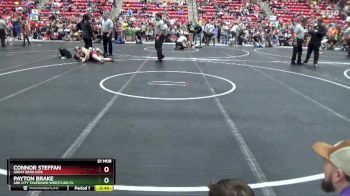 Round 1 - Connor Steffan, Great Bend Kids vs Payton Brake, Ark City Takedown Wrestling Cl